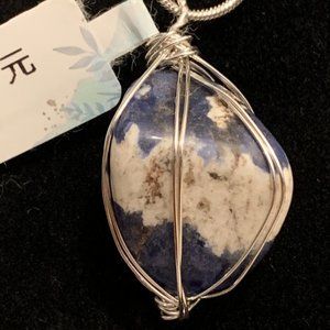 SOLD! Sodalite #109, Polished Stone Pendant